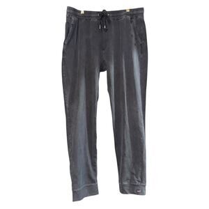 Good Man Brand Washed Black Flex Pro Jersey Drawstring Joggers Sweatpants Men XL